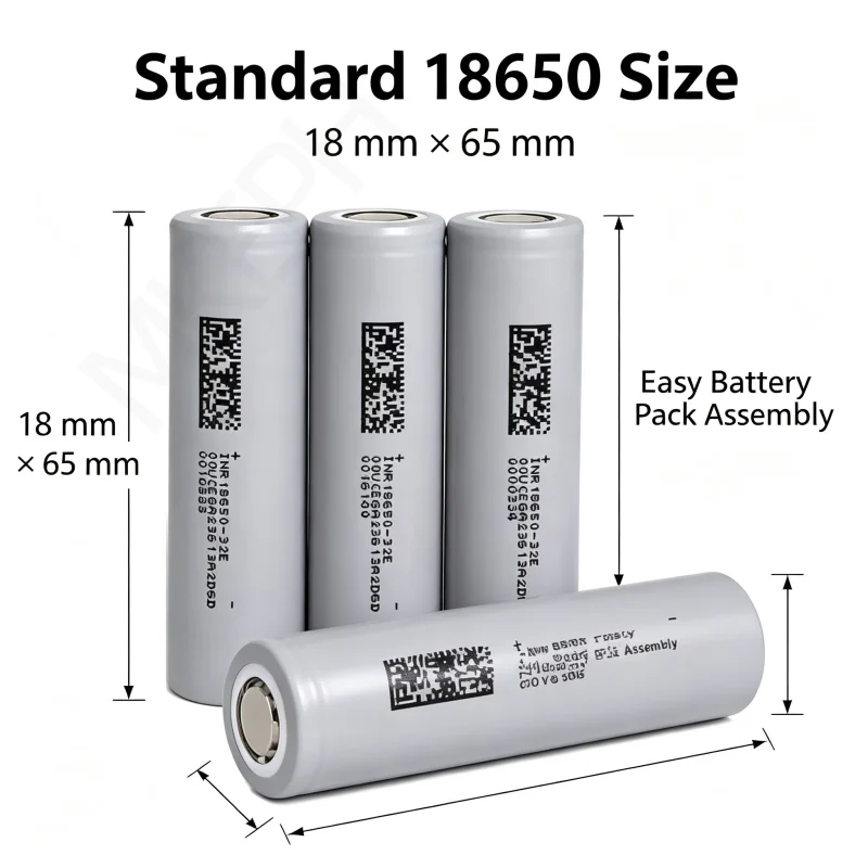 DMEGC 32E INR 18650 Battery 3200mAh Capacity CDR 10A 3.7V Lithium Ion Battery Rechargable 18650 Cell For Electric Tool