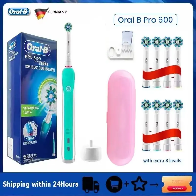 Oral B Pro 4000 Electric Toothbrush 4 Modes