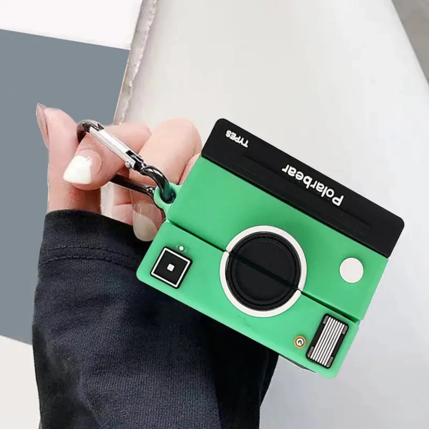 

Retro Green Creative Camera Headphone Case