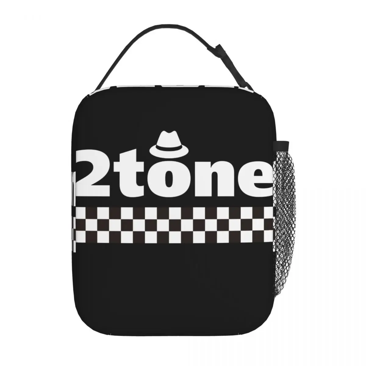 

2 Tone British 80s Jamaican Ska Music Product Insulated Lunch Bag For School Office Punk Rock Food Box Thermal Cooler Lunch Box