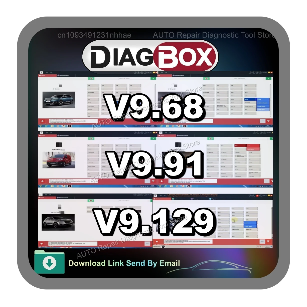 PANAS! Diagbox V9.91 V9.68 V9.129 Pembaruan Lengkap Untuk Lexia3 PP2000 Lexia-3 Diagbox 9.91 Untuk Alat Diagnostik Citroen/Peugeot Hingga 2022