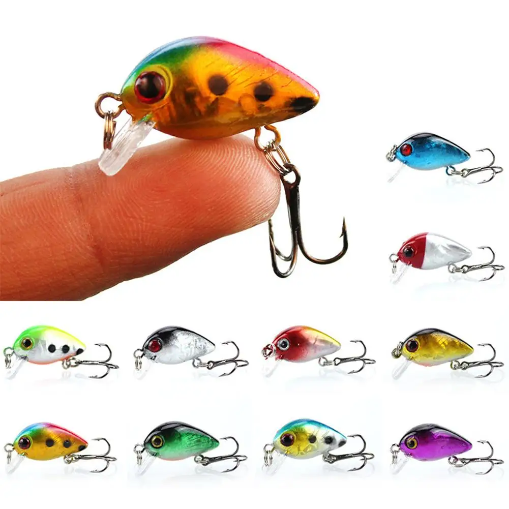 

Fishing Lure Bait Mini Minnow 3cm/1.5g Wobblers Crank Bait 10 Colors Artificial Baits Freshwater Saltwater Fishing Lures