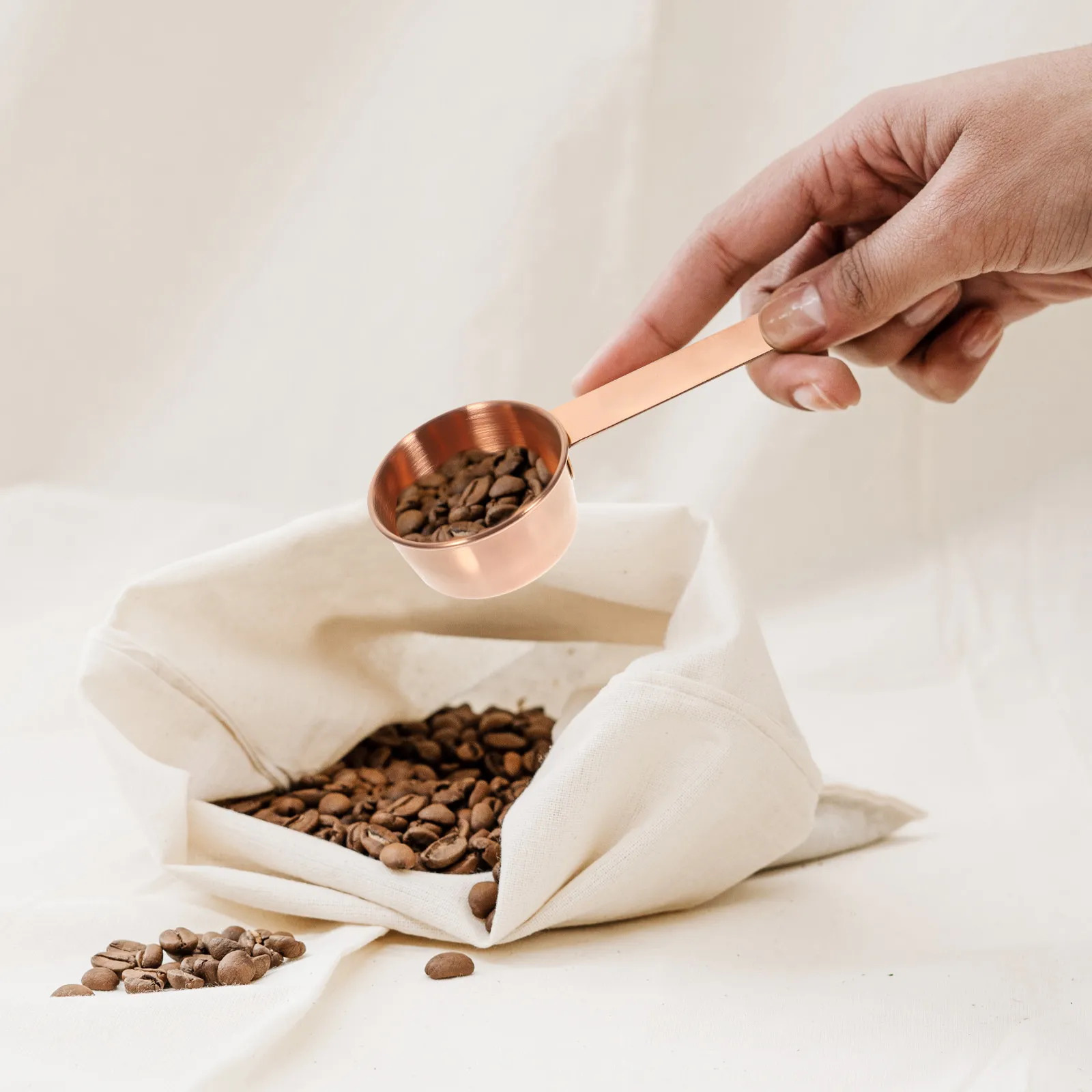 Juego de 1 cuchara y taza de acero inoxidable, kit de repostería, cucharas para café, azúcar, especias, polvo, leche en polvo, cucharas medidoras para el hogar y la cocina