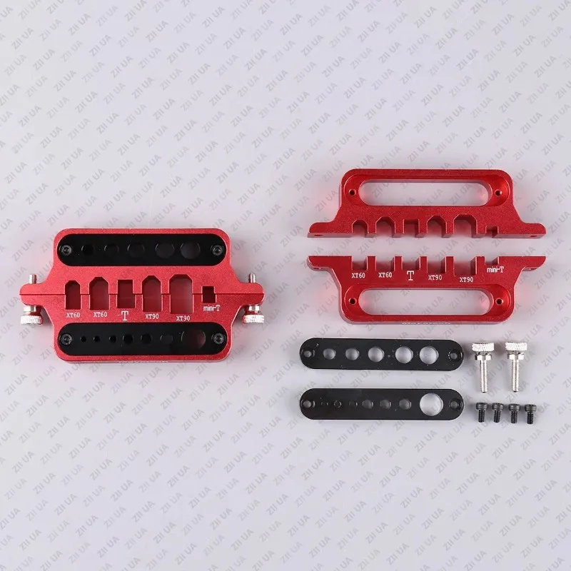 Aluminium Lassen Solderen Isoleren Station V4 Jig RC Gereedschap voor XT60 XT90 Deans Banaanstekker Rood