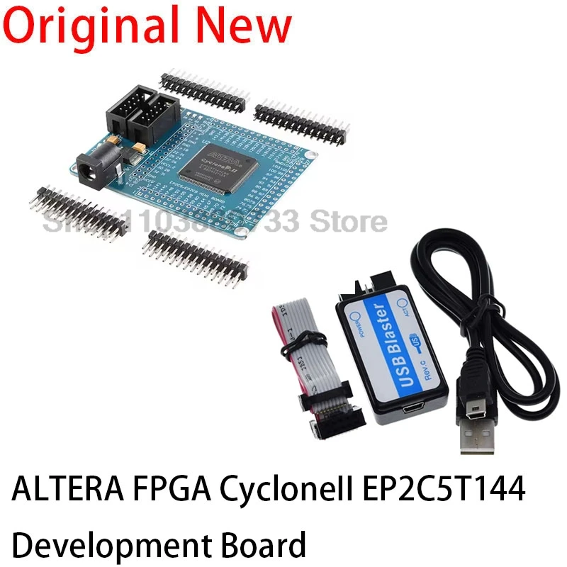 

ALTERA FPGA CycloneII EP2C5T144 Minimum System Development Learning Board Module 5V EPCS4 4M Reset Switch Power Indicator