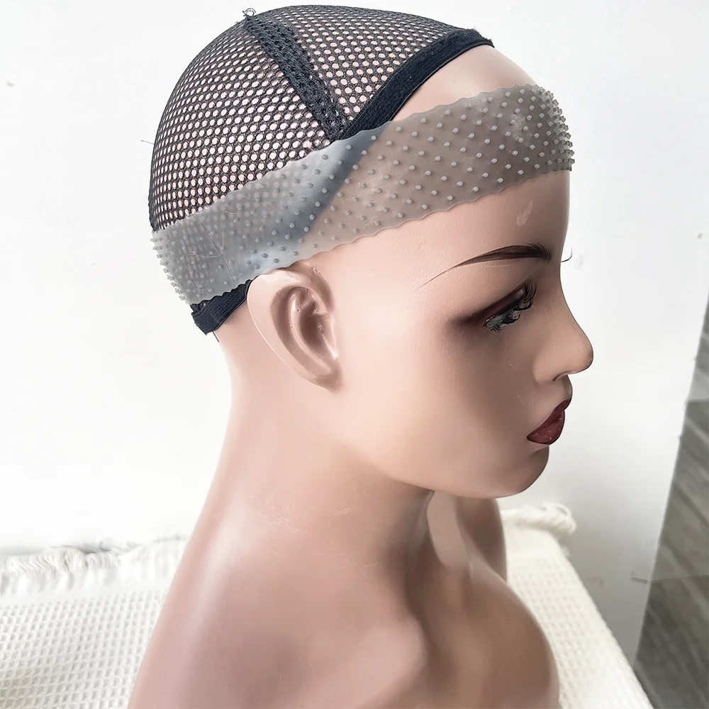

Headband Adjustable Silicone Wig Band For Lace Frontal Wigs Silicone Band High Elasticity Rubber Hair Wig Band