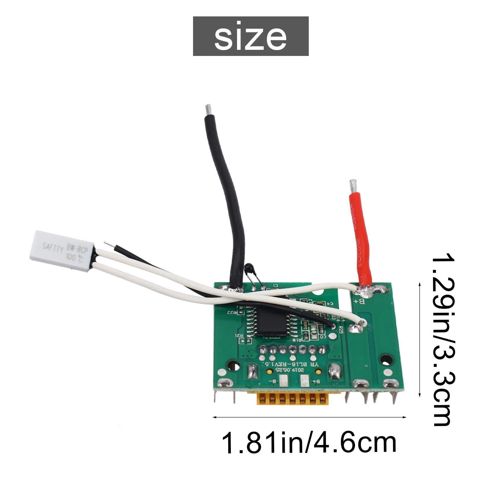 Piezas de placa de módulo de circuito A11E-PCB, protección Li para batería de repuesto PCB Li- placa de chip PCB de batería de 18V para M
