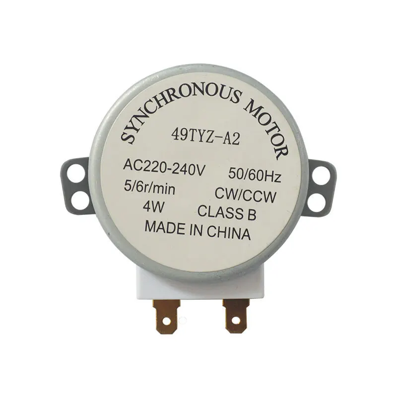 Motor de respaldo de tocadiscos de microondas 49TYZ-A2 para modelos AC 220-240V 50/60Hz accesorios para horno microondas