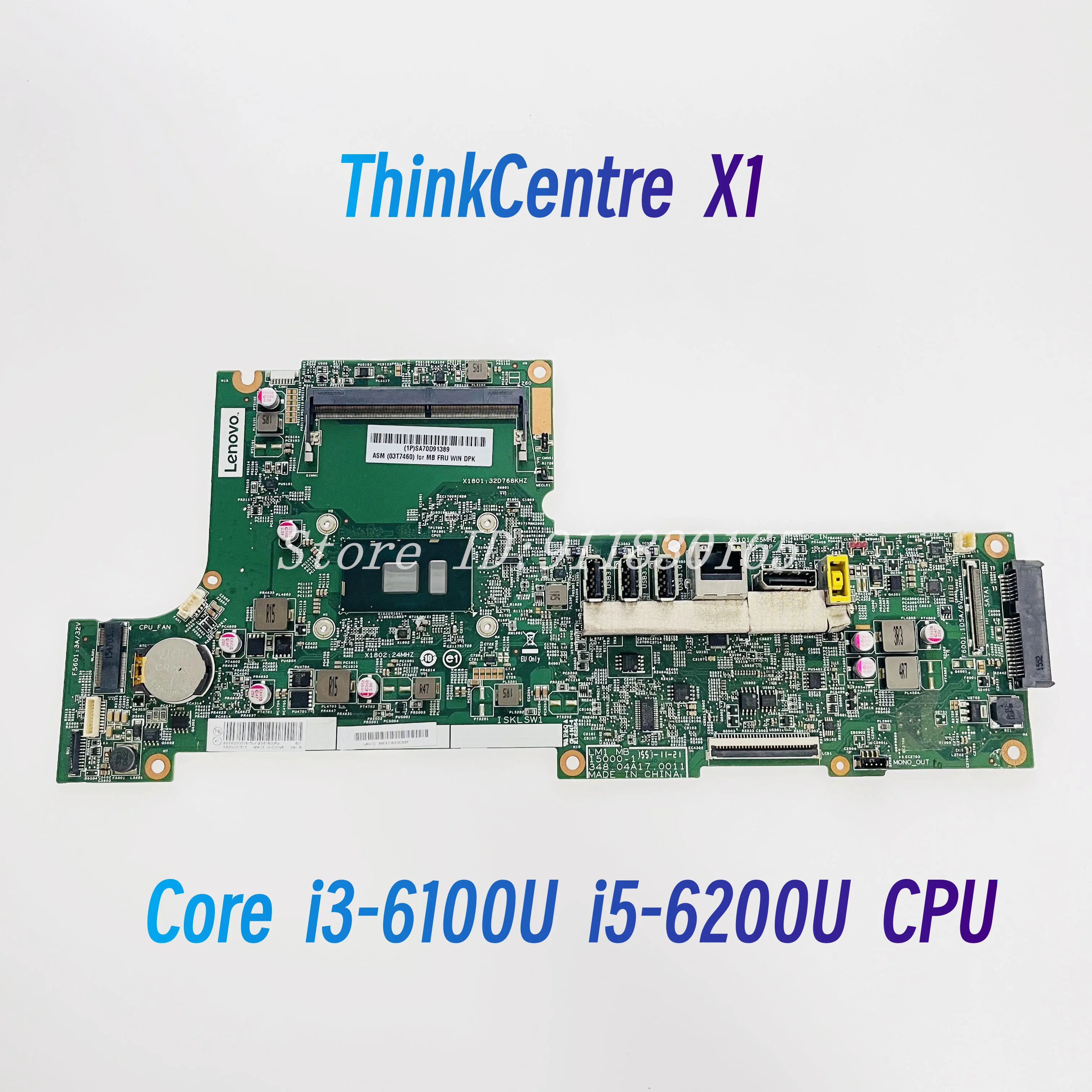 LM1 MB 15000-1 For Lenovo ThinkCentre X1 All in One PC Motherboard FRU:03T7460 With Intel i3-6100U i5-6200U CPU DDR4 Motherboard