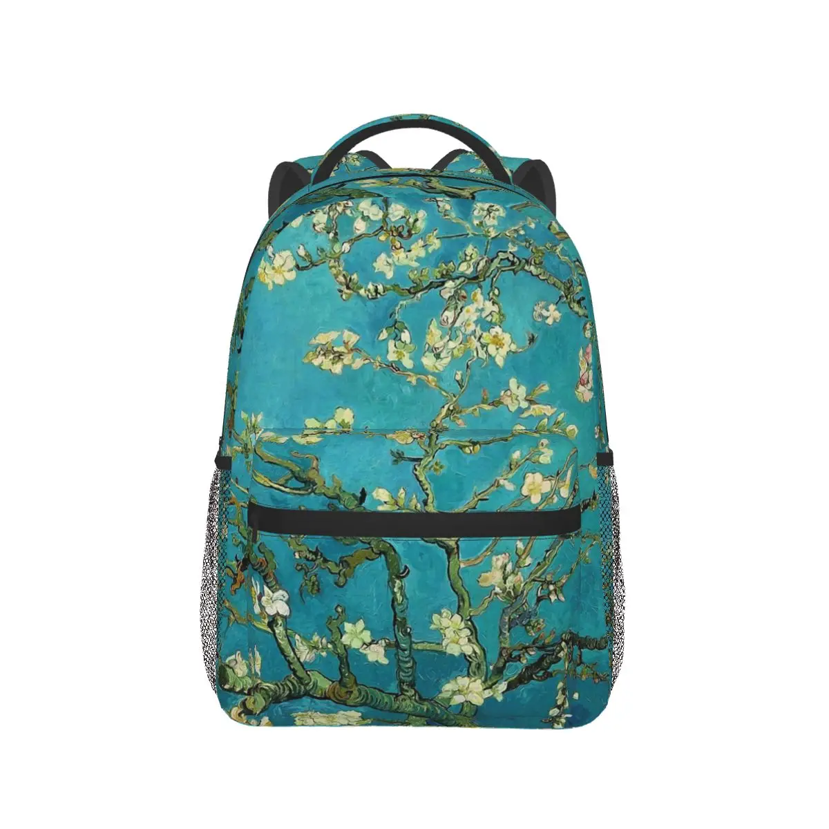 Vincent Van Gogh Blossoming Almond Tree Rucksack, heißer Verkauf, Tagesrucksack für Jungen und Mädchen, Büchertasche, Schultasche, Umhängetaschen für Männer und Frauen