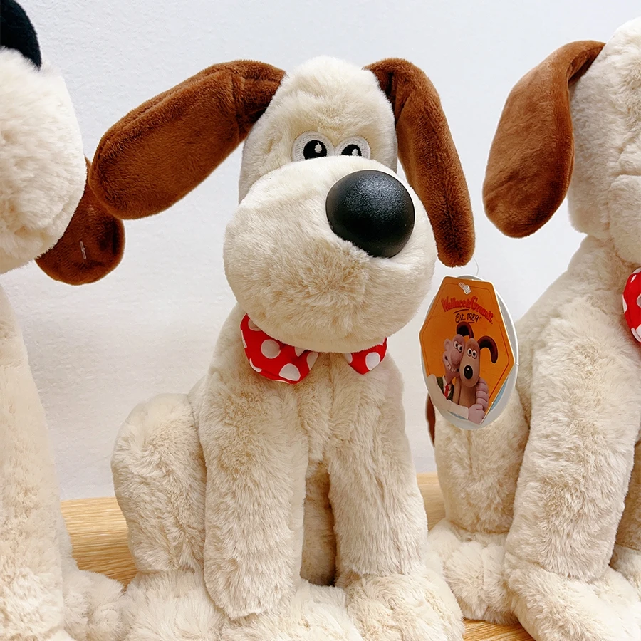 

Оригинальные плюшевые игрушки Wallace Gromit с биркой, милые плюшевые игрушки для собак, мягкие плюшевые куклы-щенок, декор для детской комнаты