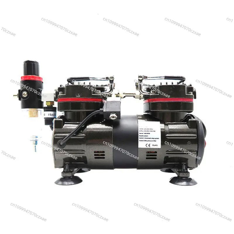 Model Airbrush Air Pump Air Compressor, Spray Paint Paint Spray Pump Cake Gun Painted Furniture Repair Makeup