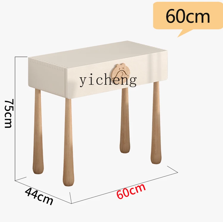 

LX Pure Solid Wood Oak Cute Student Study Desk