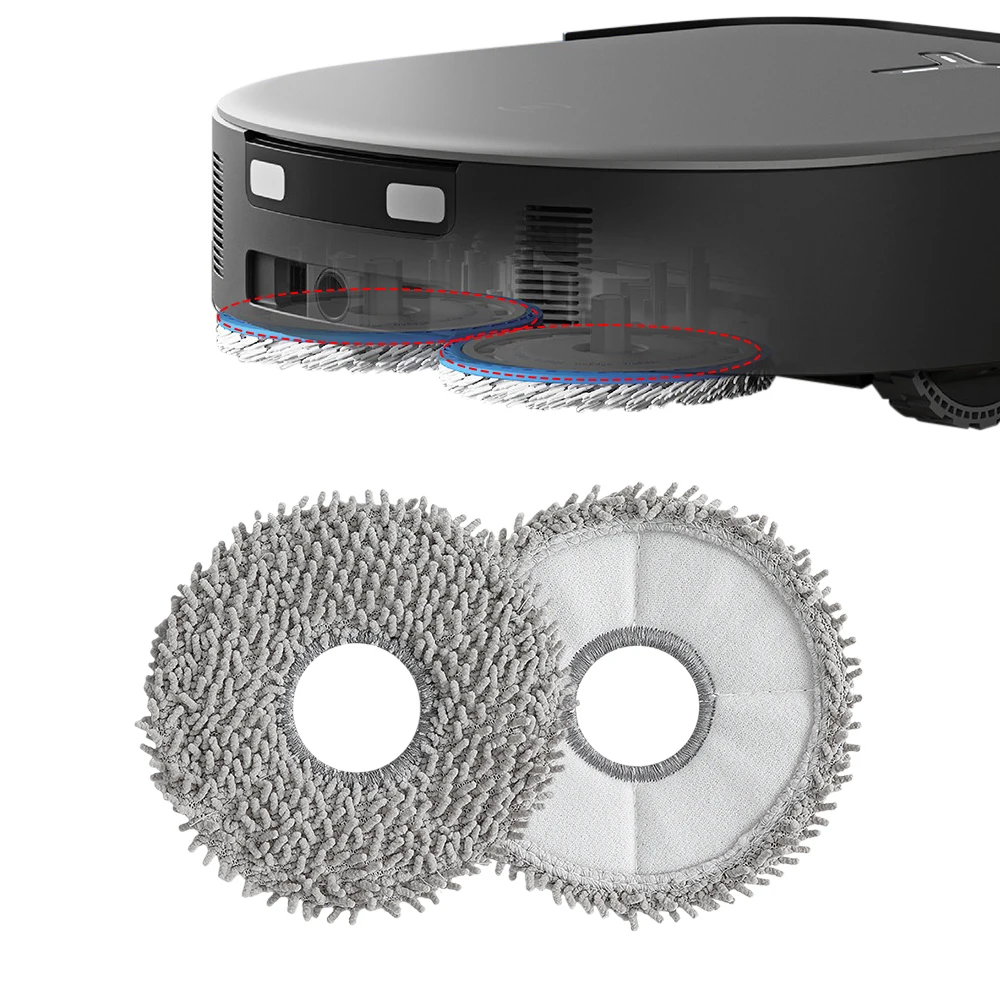 High Quality Mop Cloths Parts for Ecovacs Deebot X5 OMNI X5 PRO OMNI for X5 MAX X5 PRO X5 Pro Ultra Robot Vacuum Cleaner Replace