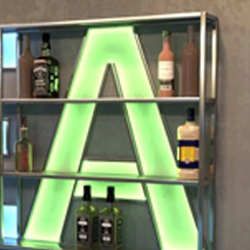 Shelf Corner Wine Rack Salon Industrial Traditional Cocktail Wine Cabinets Wall Mounted Holder Adega Barzinho Home Furniture