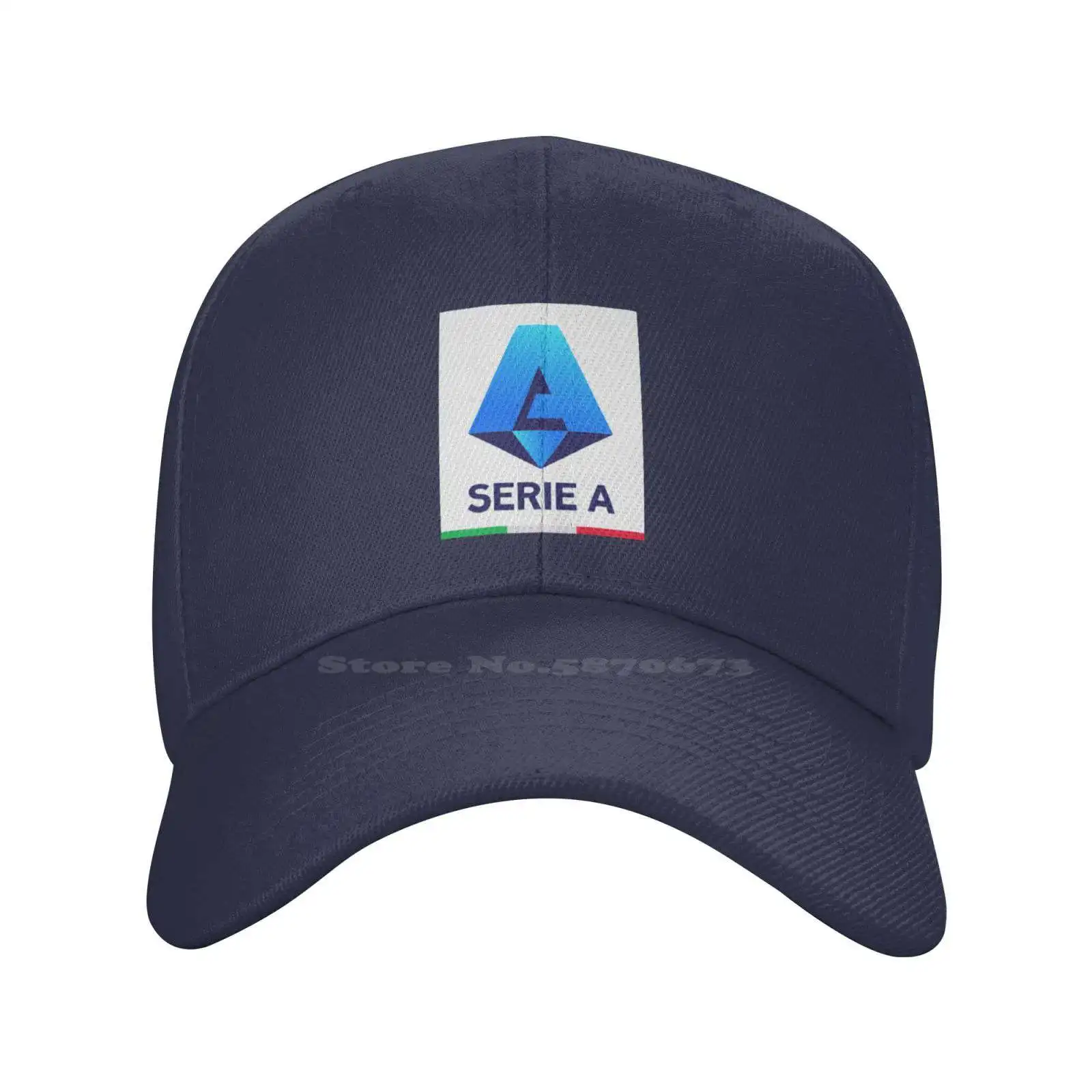 Italienische Serie eine Logo-Qualität Denim Cap Strick mütze Baseball mütze