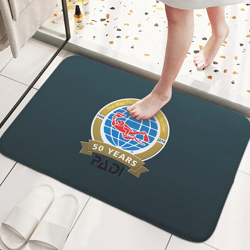 Bathroom Mat Non-slip G-Padis Custom Doormat Entrance Door Kitchen Bedroom Rug Corridor Living Room Floor Carpet Slip-resistant