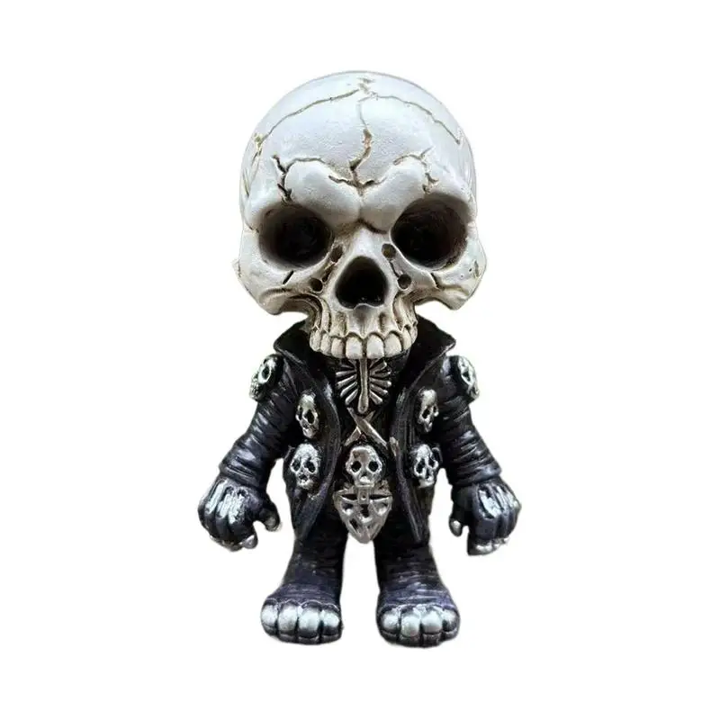 

Skeleton Figurines Gothic Statue Collectible Figurines Cool Art Resin Decor For Living Room Room Home Bedroom Workplace Study