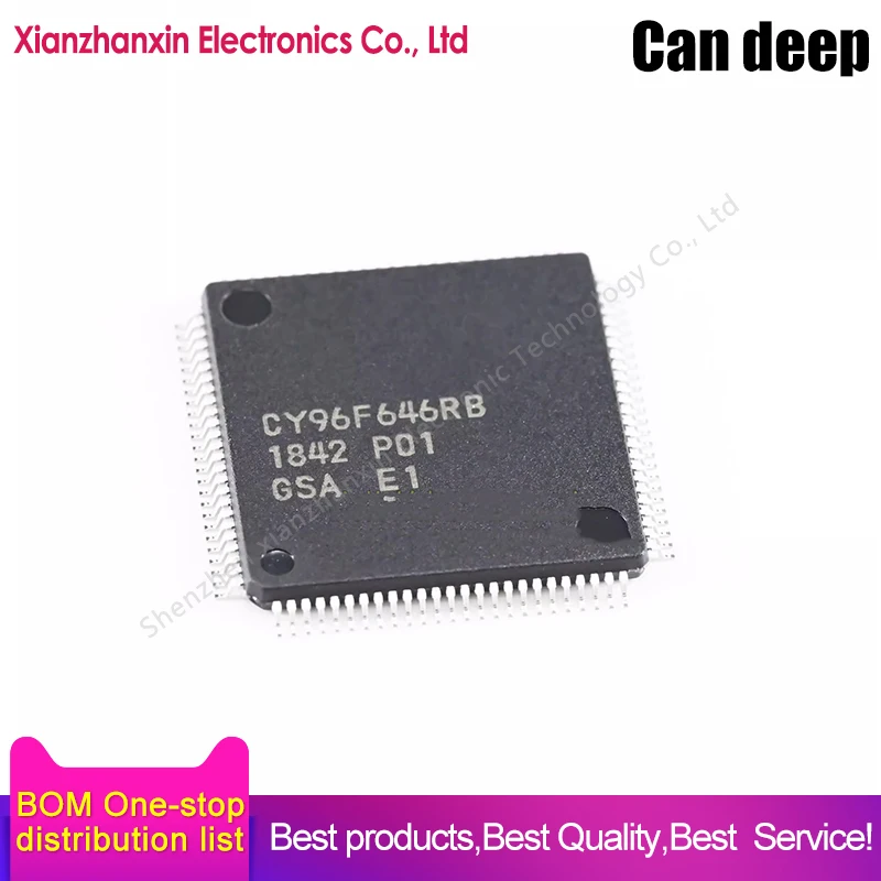 1pcs/lot CY96F646RBPMC-GSA-UJE1 CY96F646RBPMC CY96F646RB QFP100 Microcontroller chips