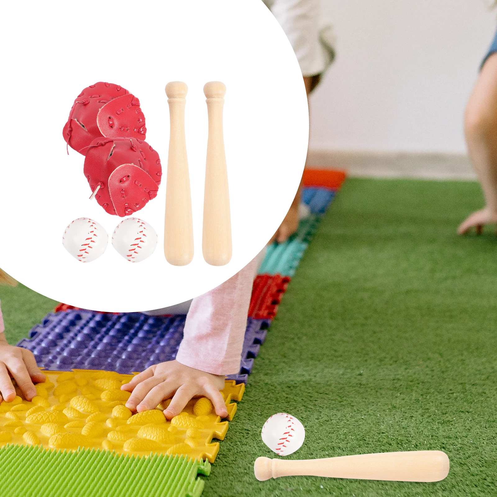 

Set Red 3Pcs Kids Toy Portable Decorative Supplies Small Bat Gift Outdoor