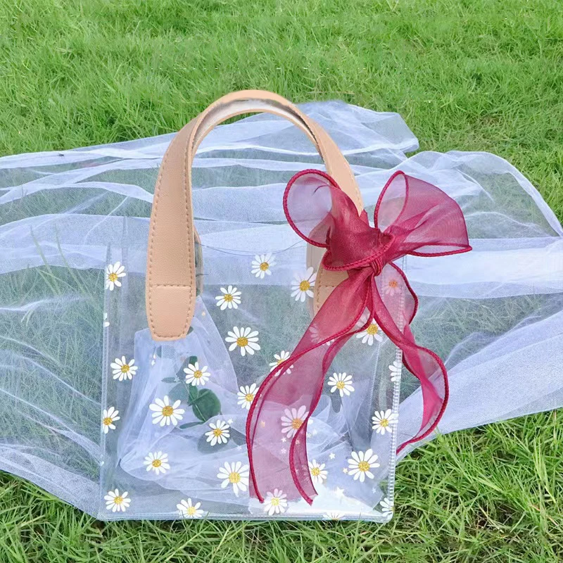 Transparent And Personalized Large Capacity Waterproof Gift Bag Gift Handbag