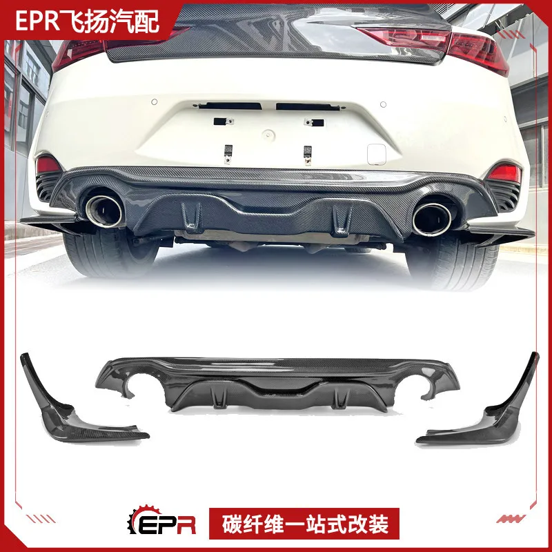 

2017 for Infiniti Infiniti Q60 CV37 Carbon Fiber Retrofit EPA Tail Lip Rear Spoiler Lip