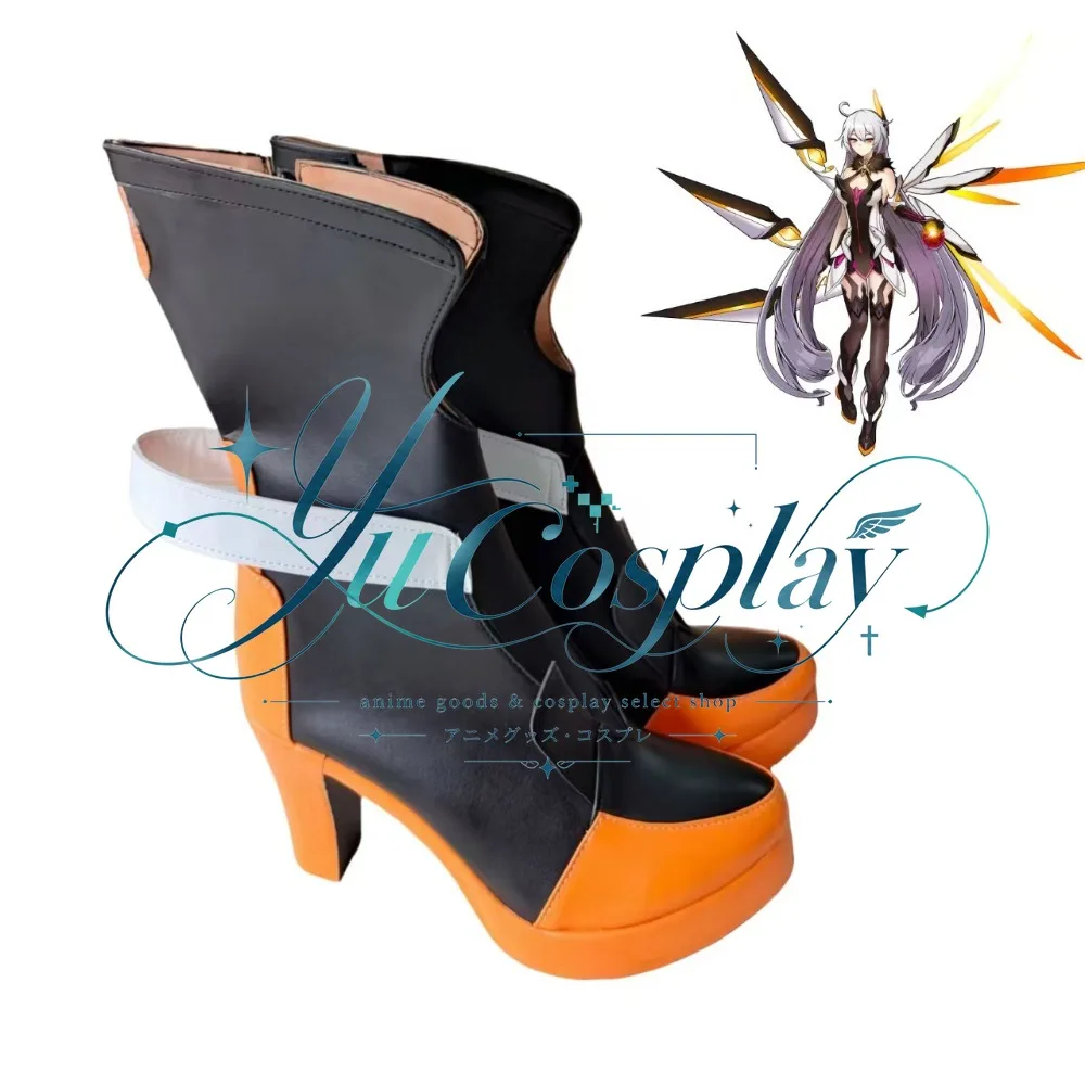 Kiana Kaslana Cosplay Shoes Custom Made Character Footwear Stylish Design for Photography Collection