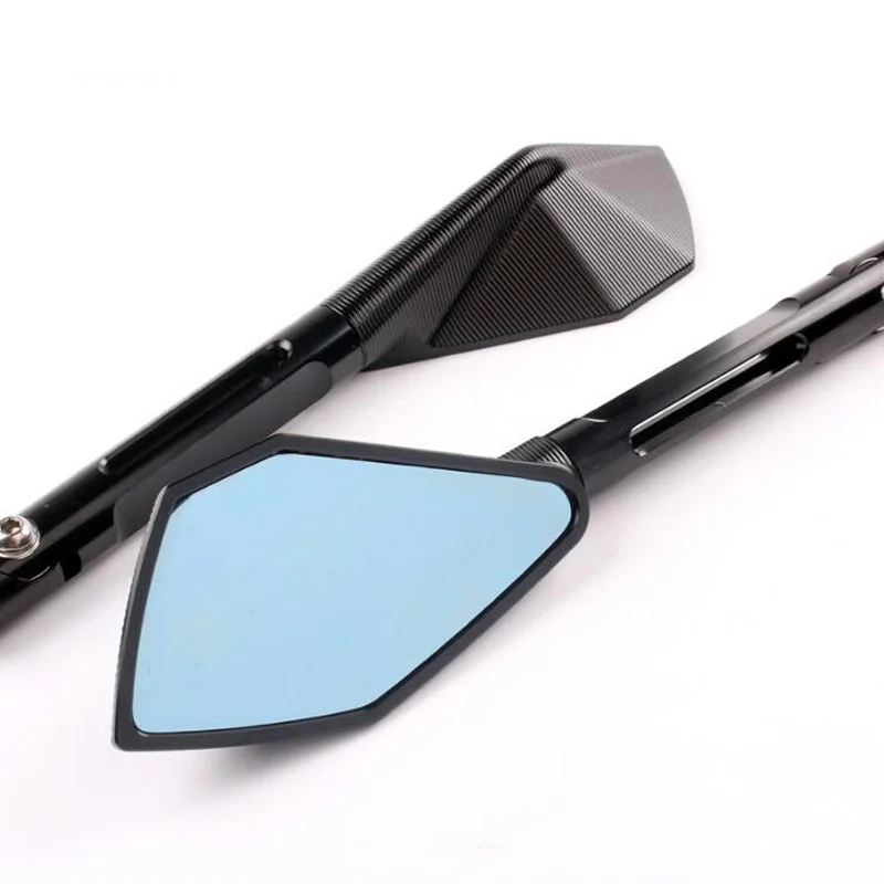 

BROSHOO 1Pair Fashion New Cool Top Quality CNC Motorcycle Side Mirror Aluminium Alloy Rearview Motorcycle Styling