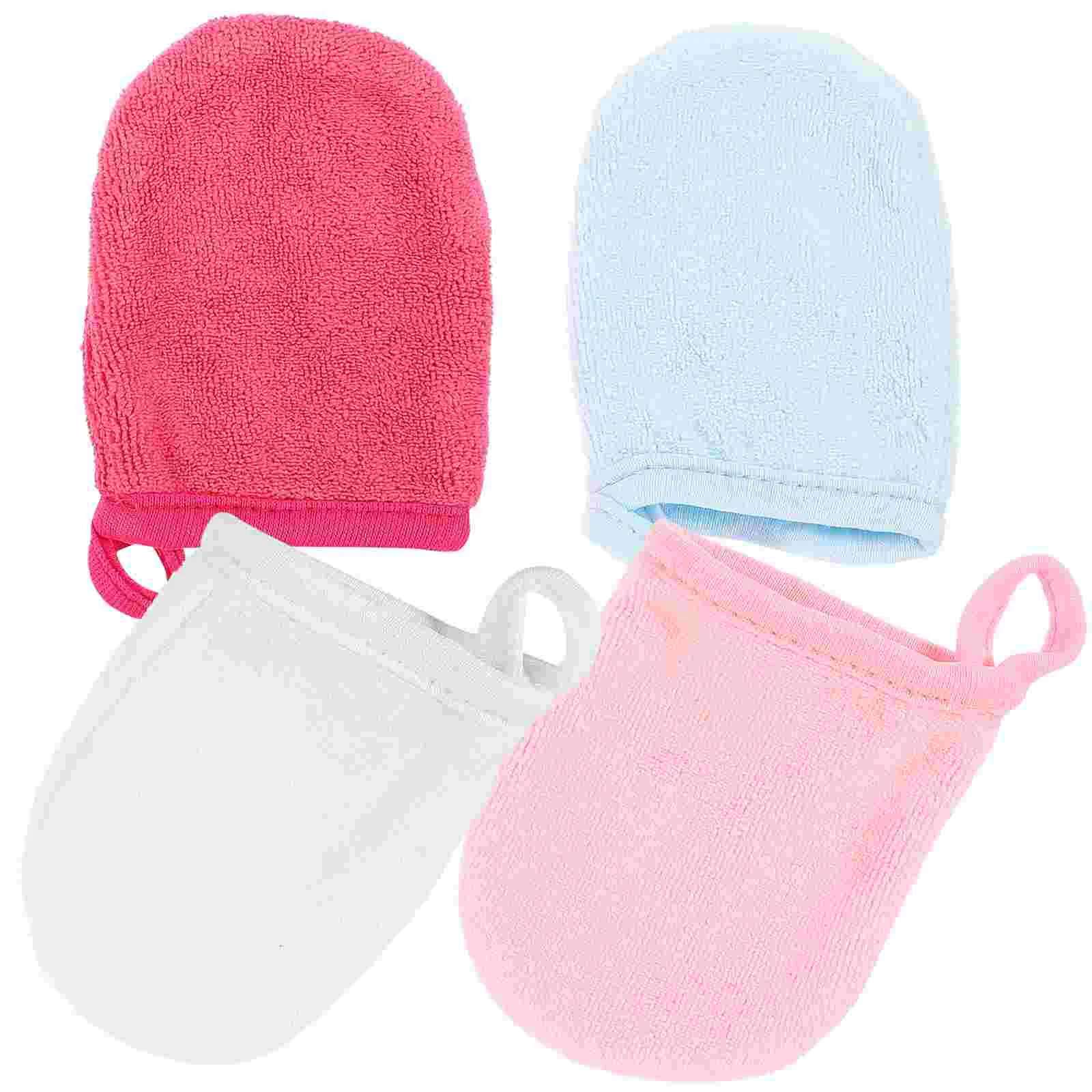 Lavendel Slaapmasker Microfiber Lichaamsdelen Reinigende Vingertoppen Make-Up Washandjes Verwijderaar Herbruikbaar