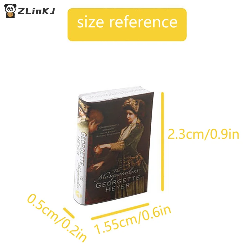▶ หนังสือจิ๋วสำหรับบ้านตุ๊กตา 6 ชิ้น ขนาด 1:12 หนังสือการ์ตูนขนาดเล็ก ของเล่นจำลองสำหรับเด็กเล่นบทบาทสมมติ อุปกรณ์เสริมบ้านตุ๊กตา