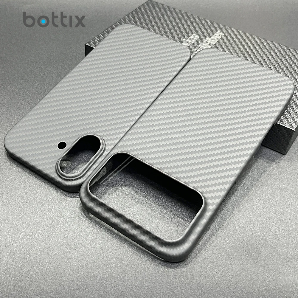 

Carbon Fiber Case For iphone 17 Pro Max Cover Air Light Weight Anti-Fingerprint Aramid Ultra Thin Back Shell Skin with Lens
