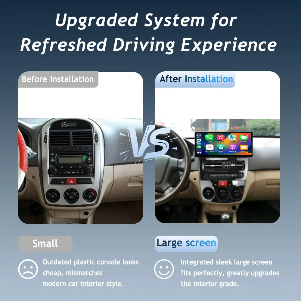 For Kia Cerato 2004-2006 GPS Navi 12.3 inch  Intelligent System/Touch Screen Multimed Multimedia Player Split Screen ia Player