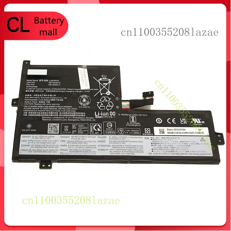 

L20M3PG2 L20D3PG2 Battery for Lenovo IdeaPad Flex 3 Chromebook-11M836
