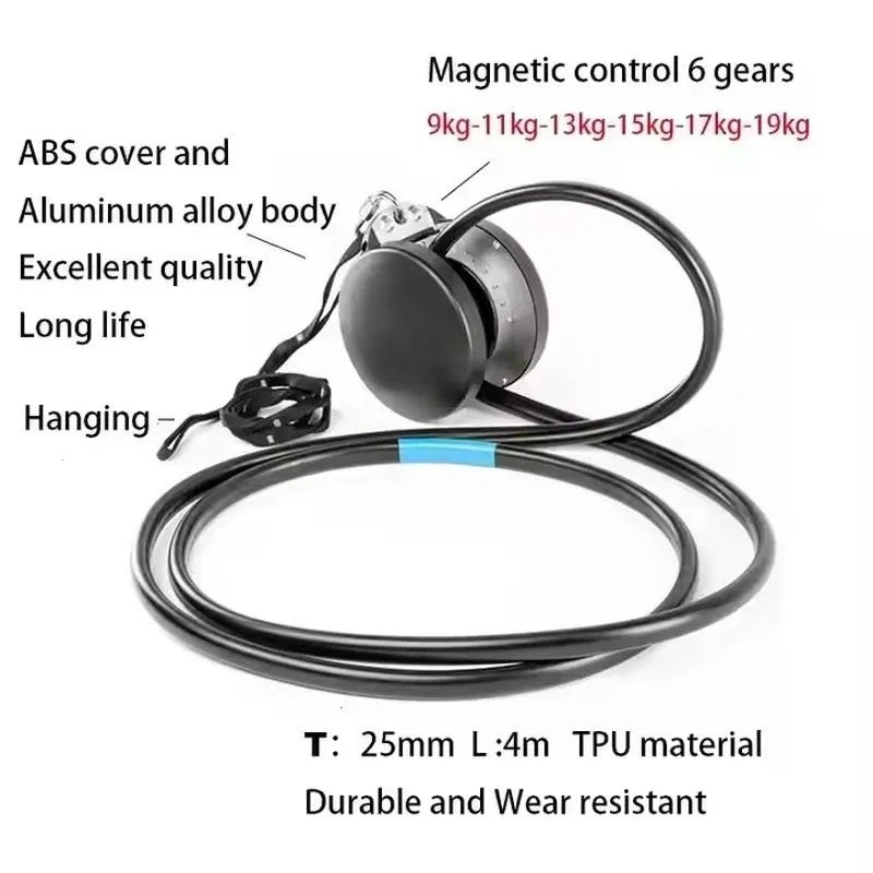 6-level resistance adjustable climbing machine, suitable for gym and home strength training