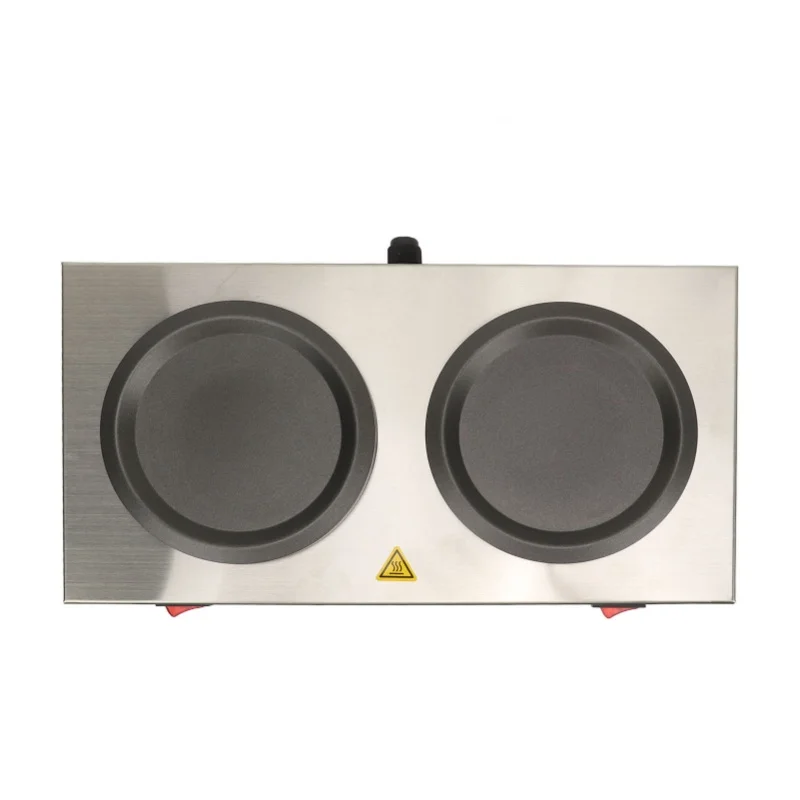 

Double Coffee Warmer Commercial Coffee Pot Warmer Double Hot Plate Stainless Steel Portable Standard Decanter Warmer For Cafe
