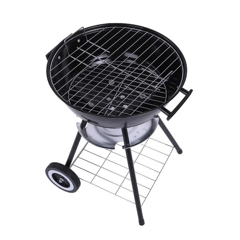 

Ceramic Round Charcoal Grill Household Apple Oven Panel Wood