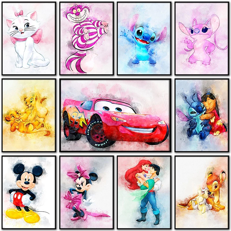 

5D DIY Diamond Painting Disney Lilo and Stitch Mickey Mouse Home Decor Full Square&Round Diamond mosaic embroidery Cross stitch