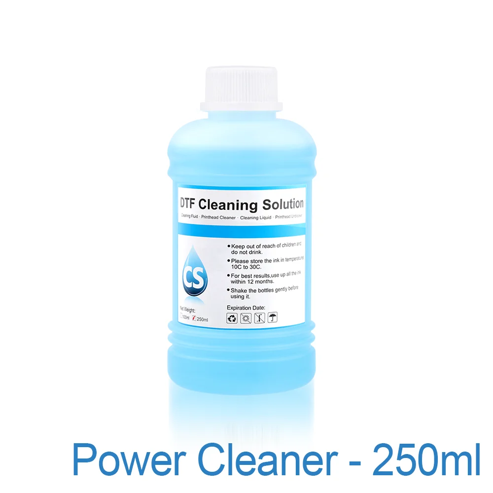 DTF Ink  Cleaner Cleaning Solution Liquid For DTF (Direct Transfer Film) Printer Printhead Tube Cleaning  (3 Capacity Options)