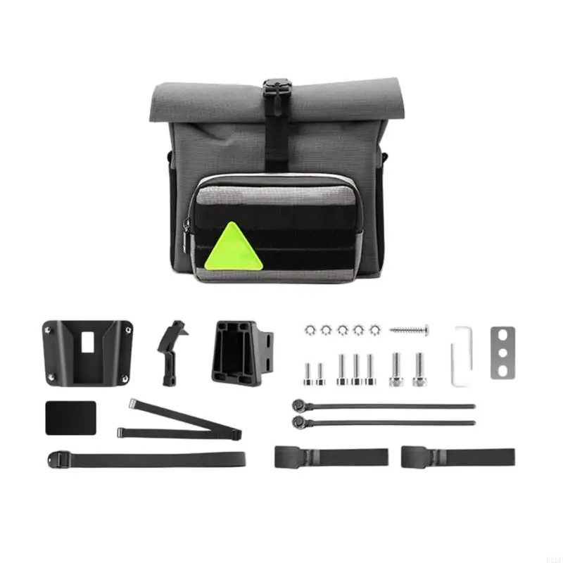  Bike Front Utility Pack for Home Storage and Day Use with Front Pocket for Small Item Carry for Local Shopping