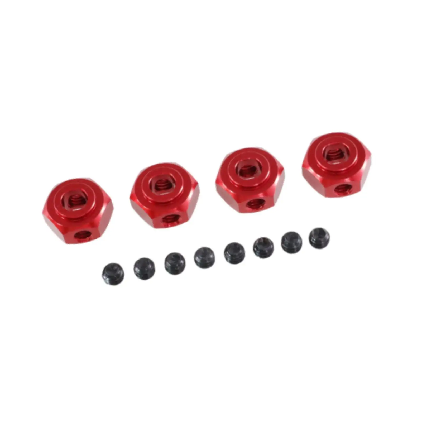 Conector Hexagonal Metálico RC, Accesorios para Autos RC, Fácil de Instalar, Adaptador Hexagonal para Cubo de Rueda para Autos RC 1/10 10208 1/12 H12Y H12Y+