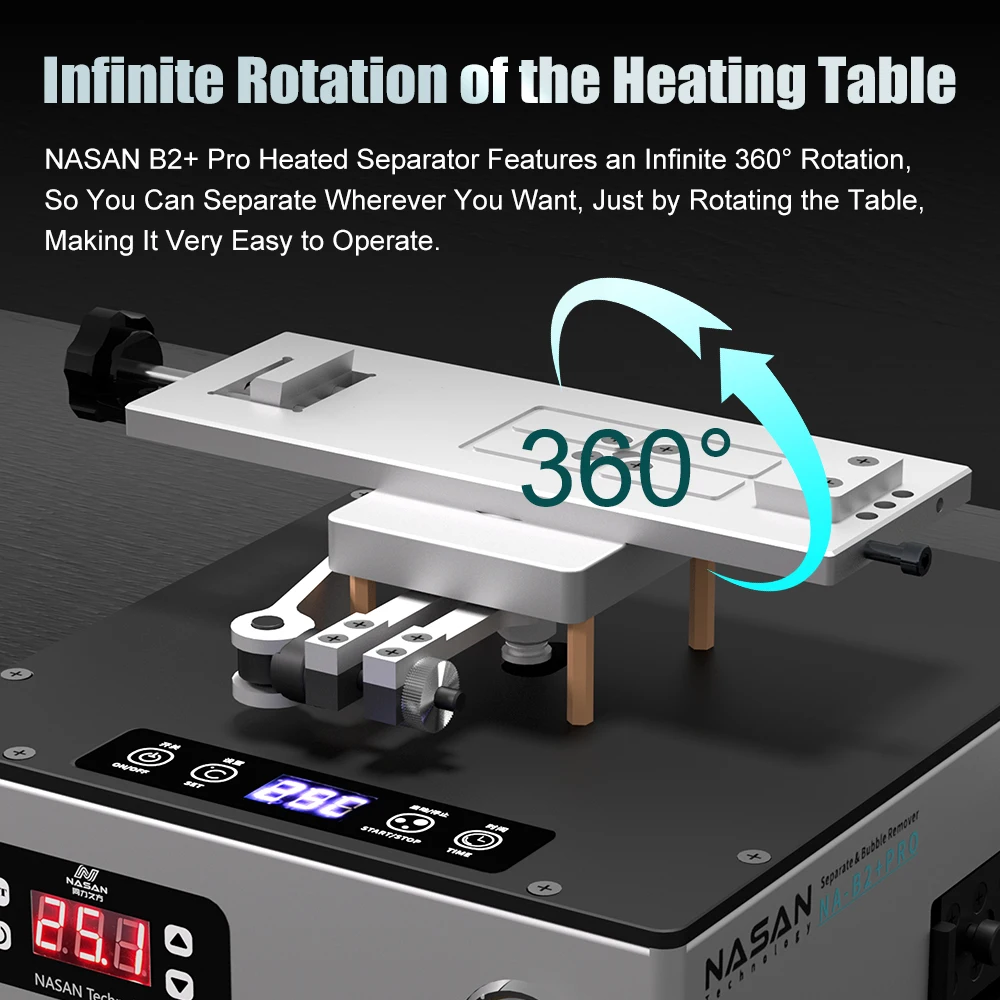 NASAN B2+ Pro 2 in 1 Bubble Remover LCD Separator Machine for