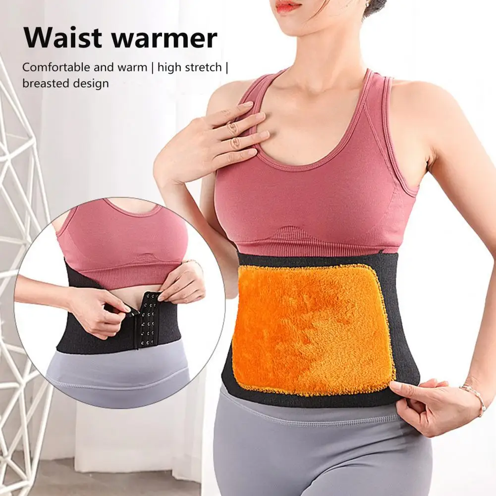 Skiing Thermal Waist Warmer For Men Women Indoor Outdoor Sport  Adjustable Comfortable Plush Warm Waistband Heating Equipment