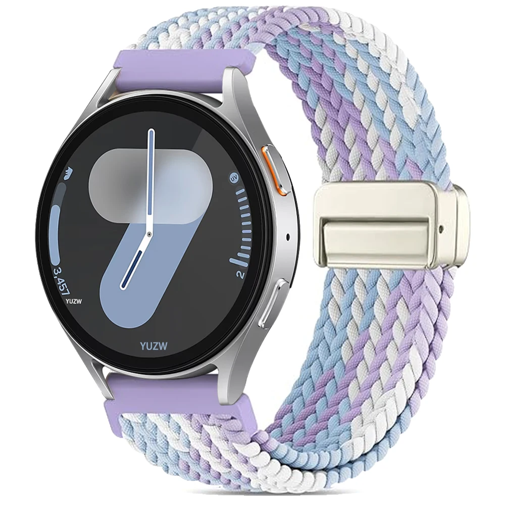 Bracelet à boucle en Nylon 22mm 20mm, pour Galaxy Watch 7/FE/6/5/pro/4/Bracelet classique pour Huawei Watch GT5 Pro/GT5 GT4 3 2 Pro 46mm