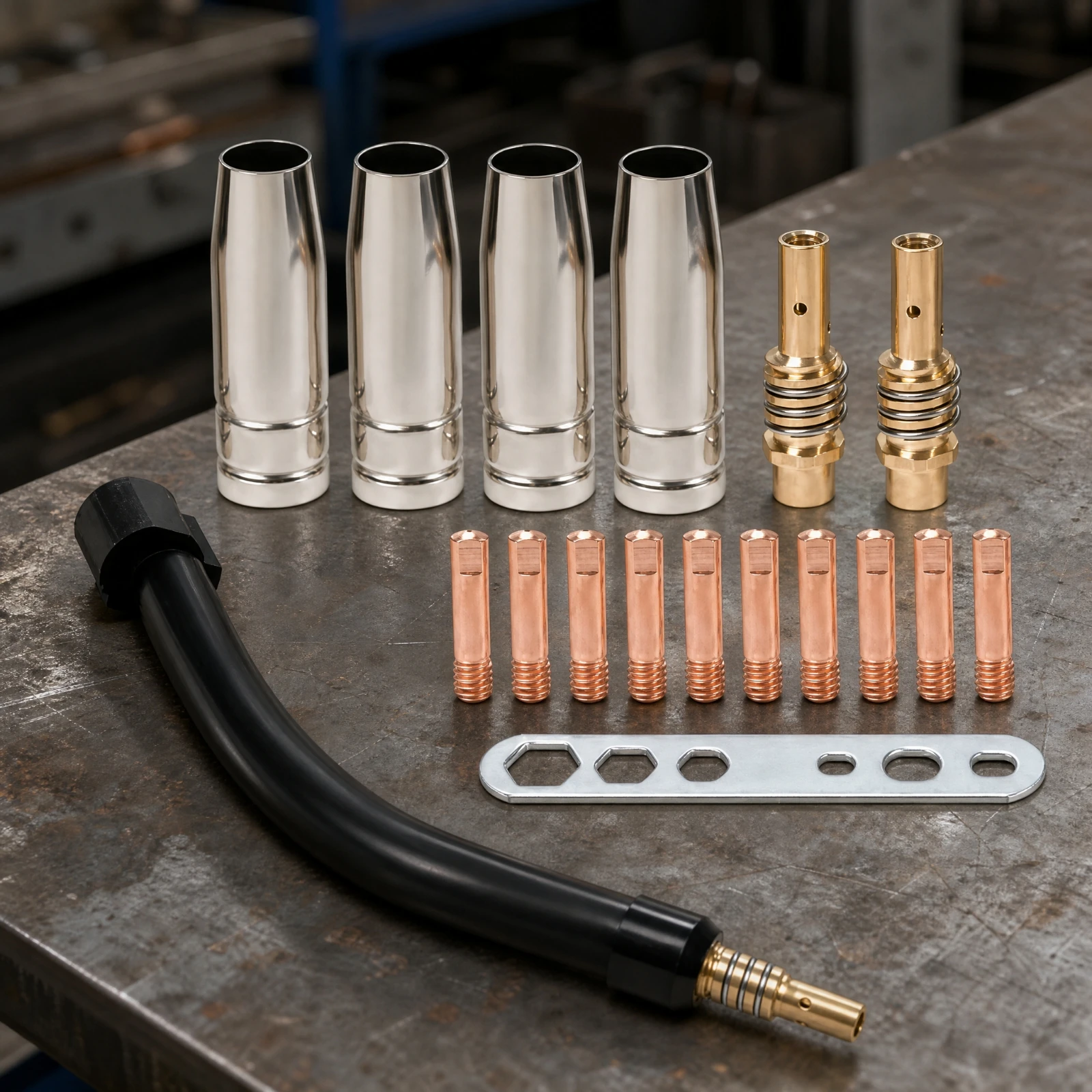 Joining Accessories Easy to Install Torch Replacement Parts Kit with Terminal Tips Terminal Tip Replacement Set No Clogging
