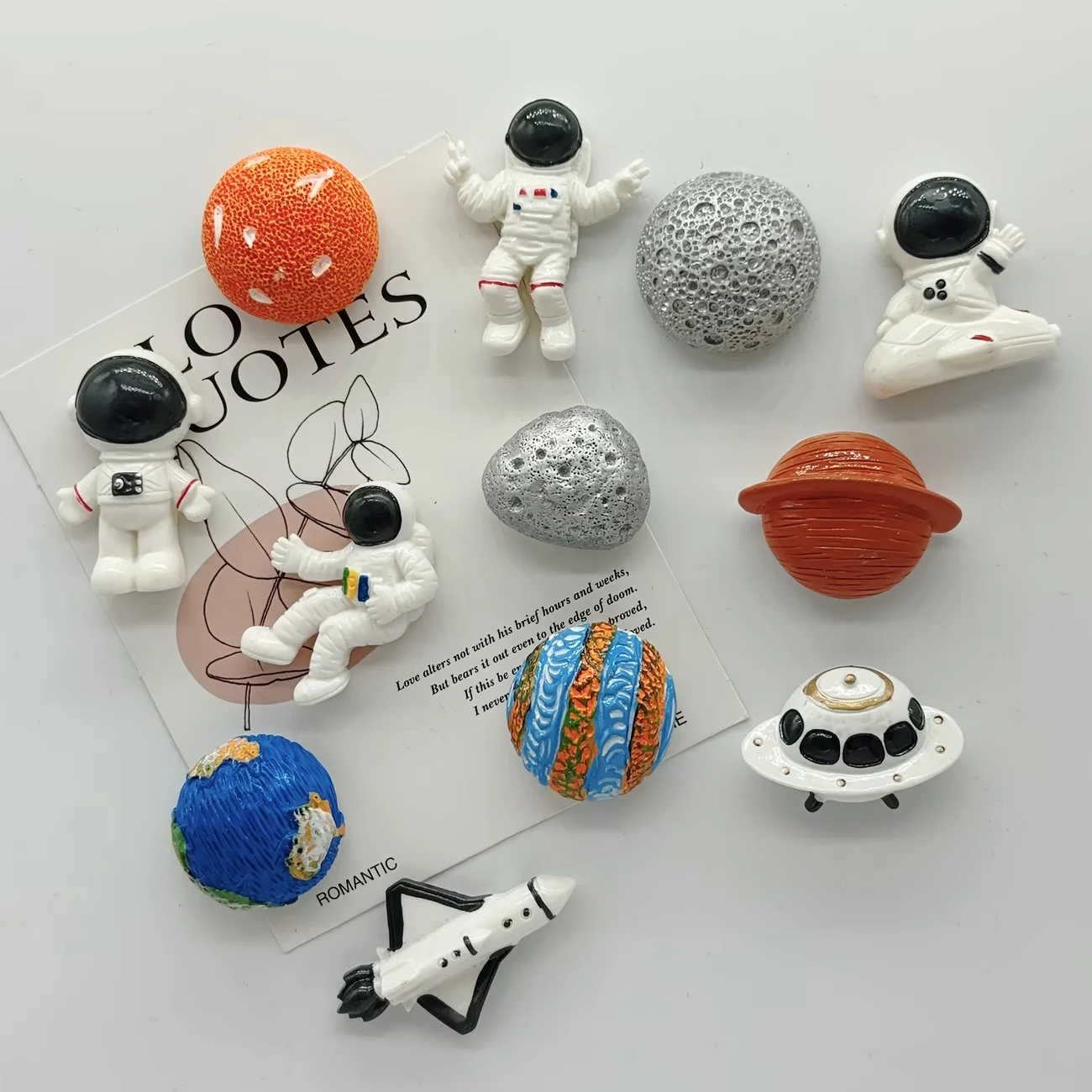 6 Magnets for Planetary Refrigerators, Kitchen, Dining Room, Office Whiteboards, and Interesting Refrigerator Magnets for Decora