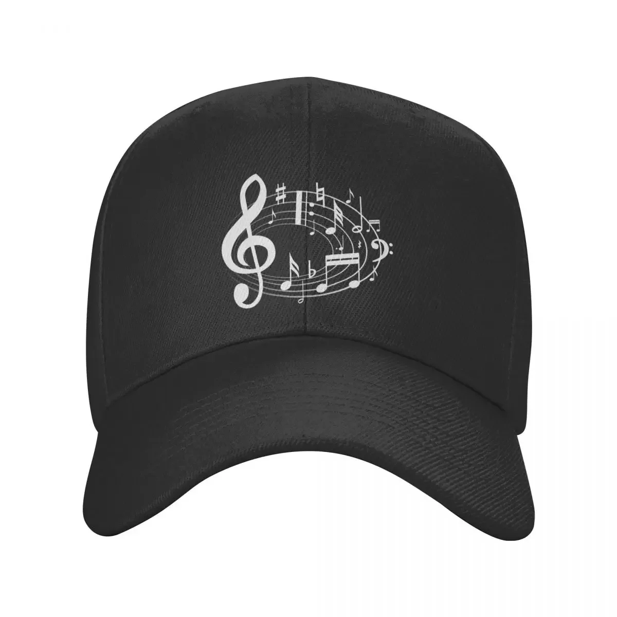 

Custom Music Festival Musical Note Baseball Cap Sun Protection Men Women's Adjustable Dad Hat Autumn