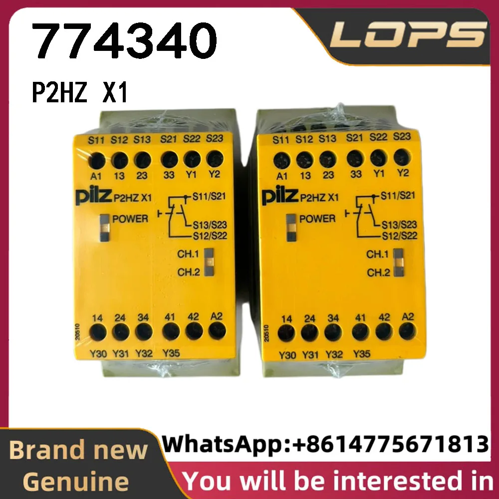 P2HZ X1 Pilz 774340 safety relay, brand new original genuine, large quantity in stock, welcome to inquire