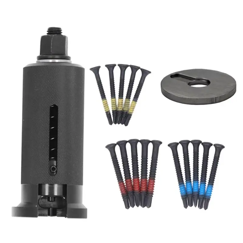 

HOT-Lock цилиндр съемник из нержавеющей стали профессиональный замок дверной инструмент с 15 шт. винтами съемник гвоздей силовой съемник сумка