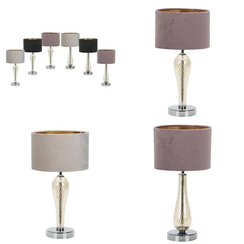 for Luxury Glass Desk Lamp Decorative Bedside Light
