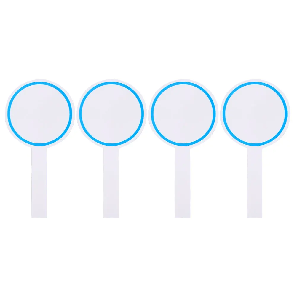 4 قطعة من مجاذيف السبورة القوية المحمولة باليد، سهلة الإمساك، مفيدة لمختلف السيناريوهات، مجاذيف المسح الجاف، السبورة البيضاء المحمولة